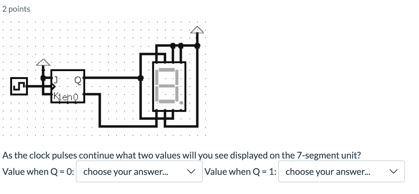 Solved As the clock pulses continue what two values will you