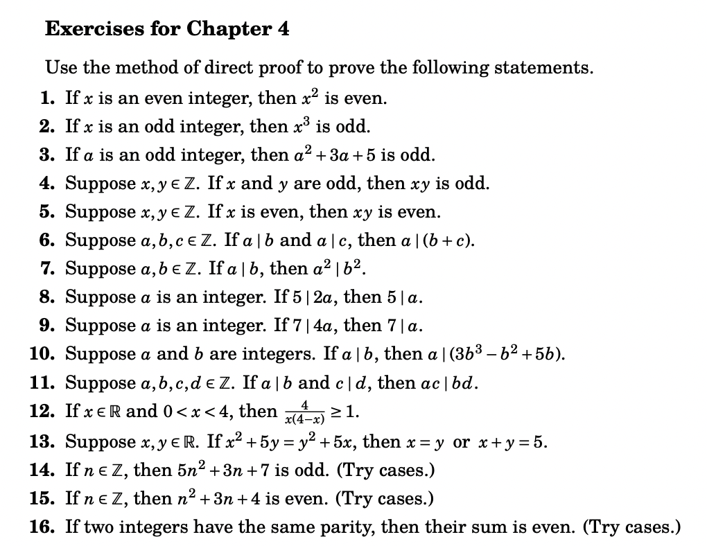 solved-use-the-method-of-direct-proof-to-prove-the-following-chegg