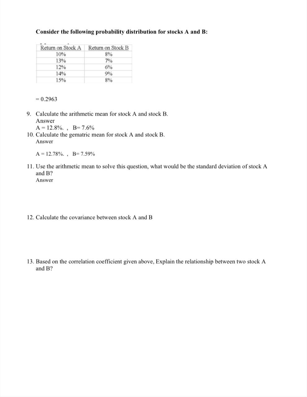 Consider the following probability distribution for | Chegg.com