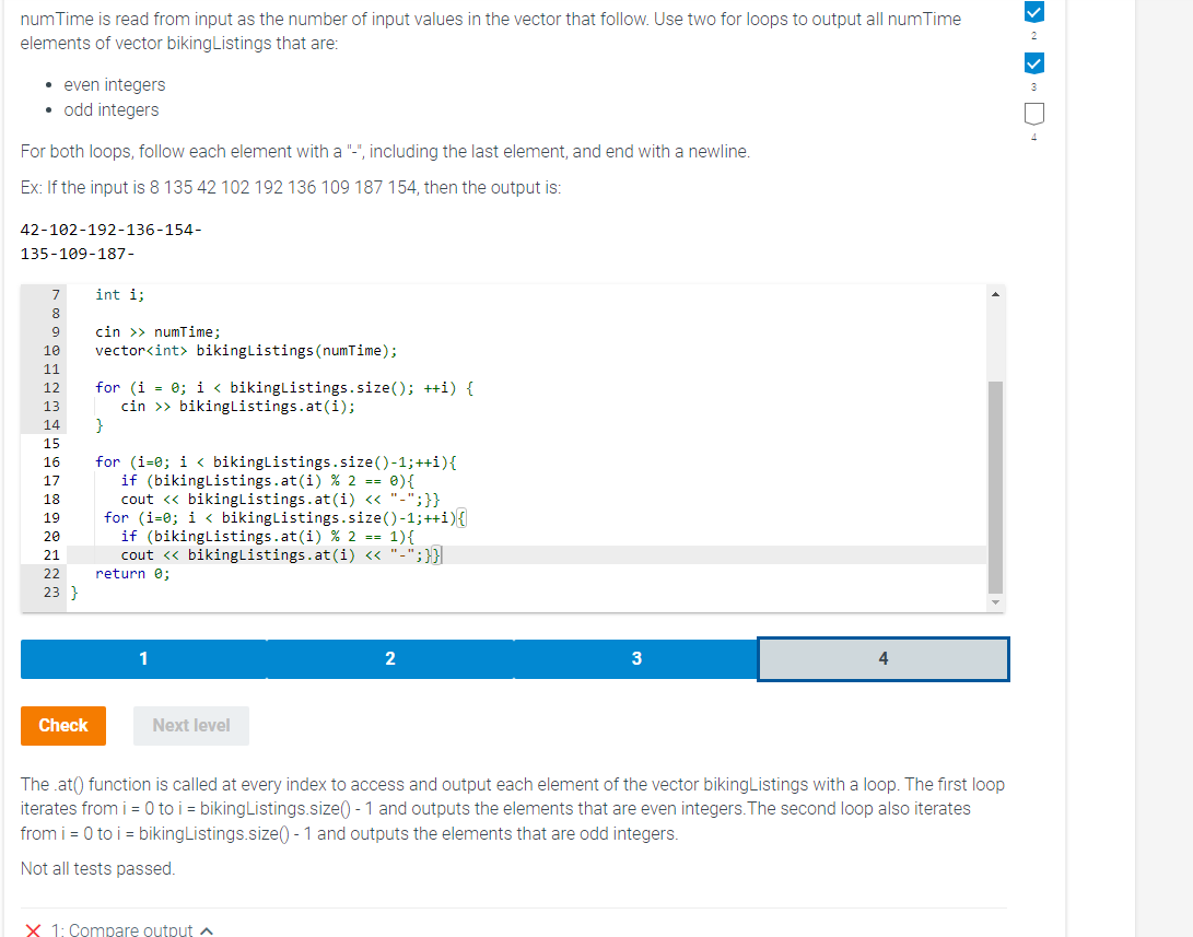 Solved not sure what im doing wrong but the code I wrote | Chegg.com