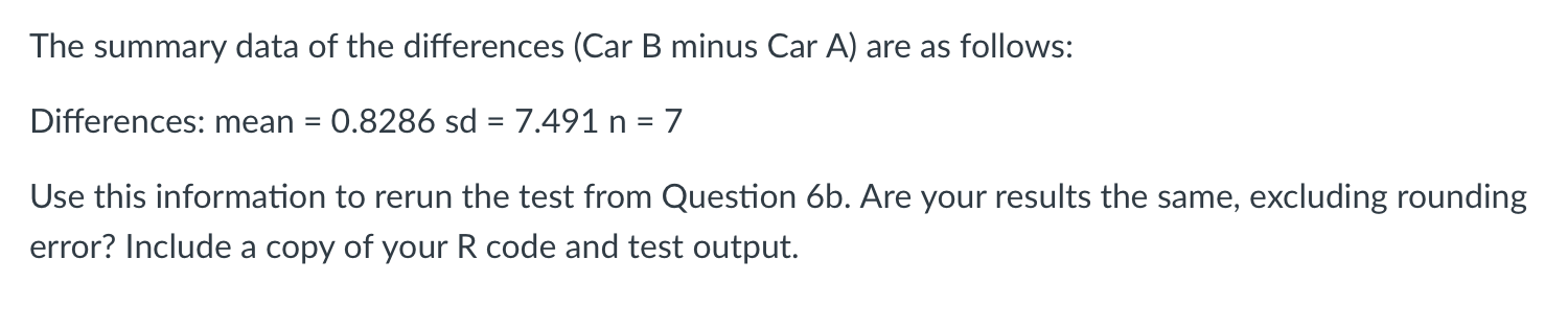 Solved A study was conducted to see whether two types of | Chegg.com