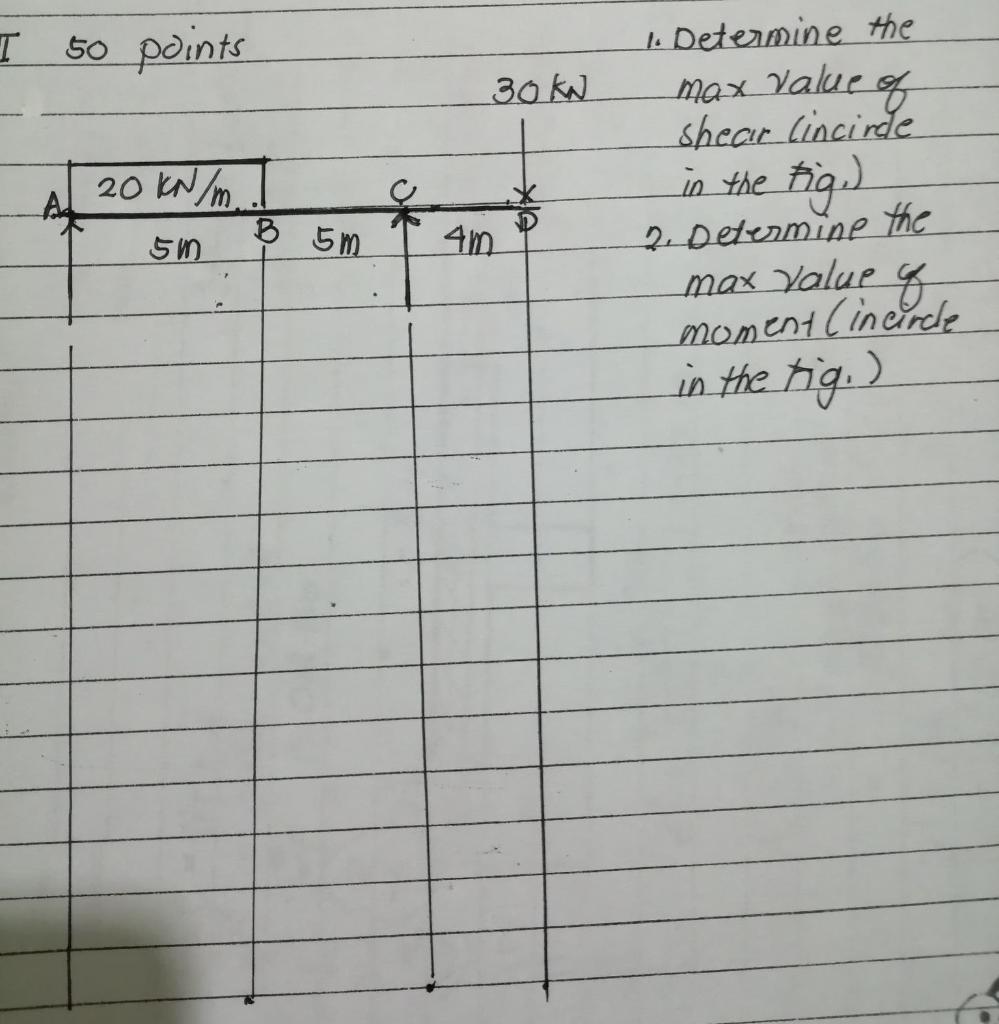 Solved I 30 points l. Determine the value o en 2. Determine | Chegg.com