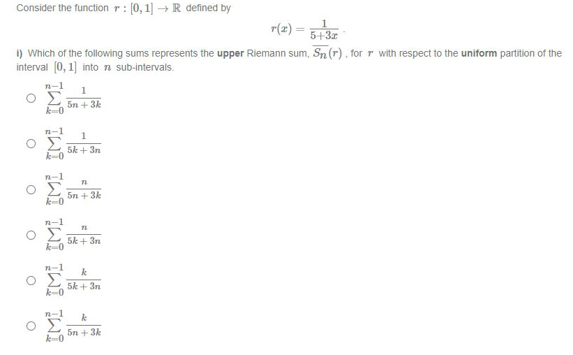 Solved Consider the function r:[0,1]→R defined by | Chegg.com