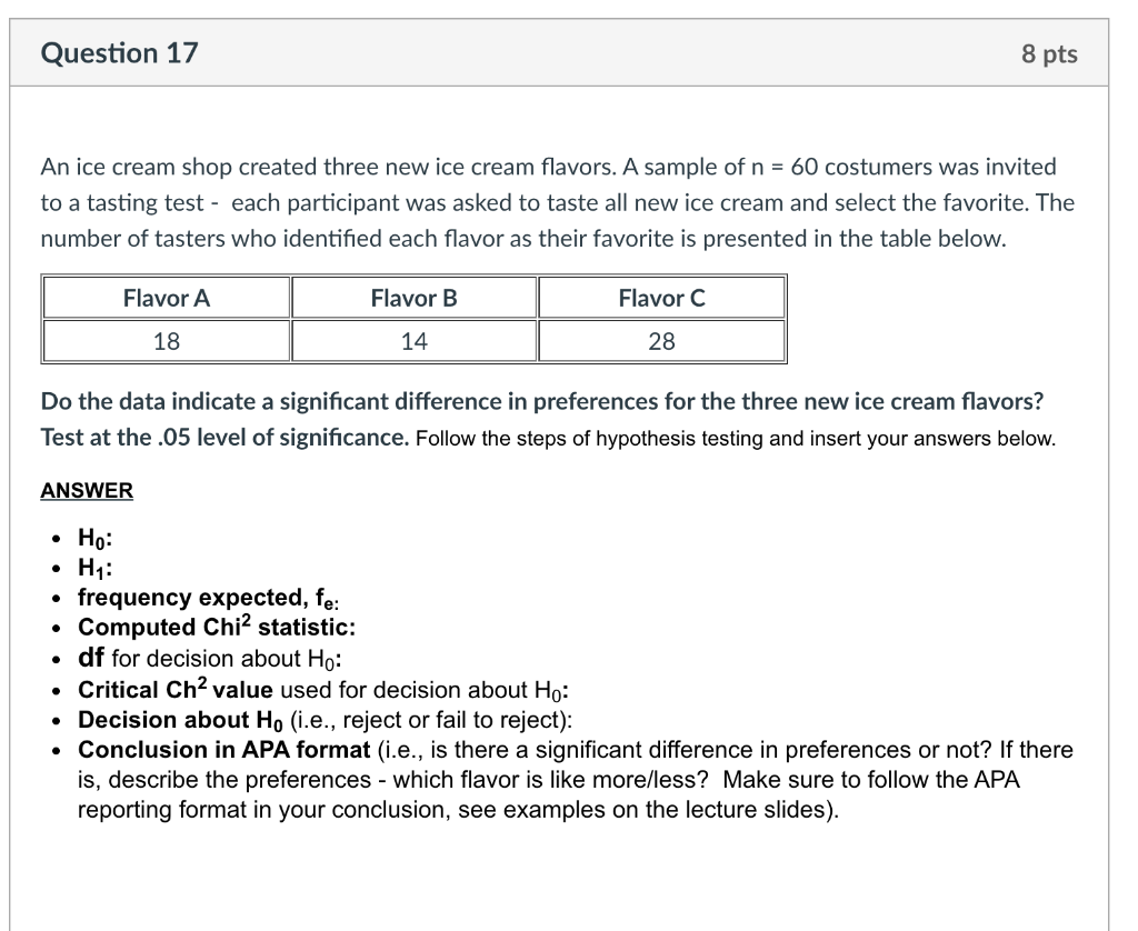 Example of the lecture material and generated test