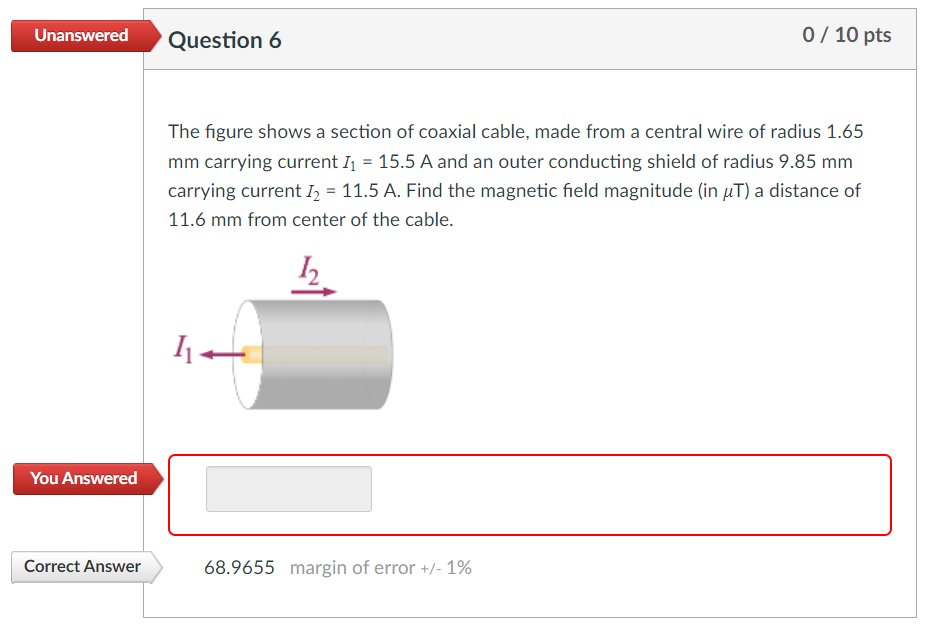 Solved Unanswered Question 6 0/10 pts The figure shows a | Chegg.com