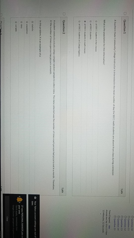 Solved D Question 1 Question 10 Question 11 Question 12 | Chegg.com