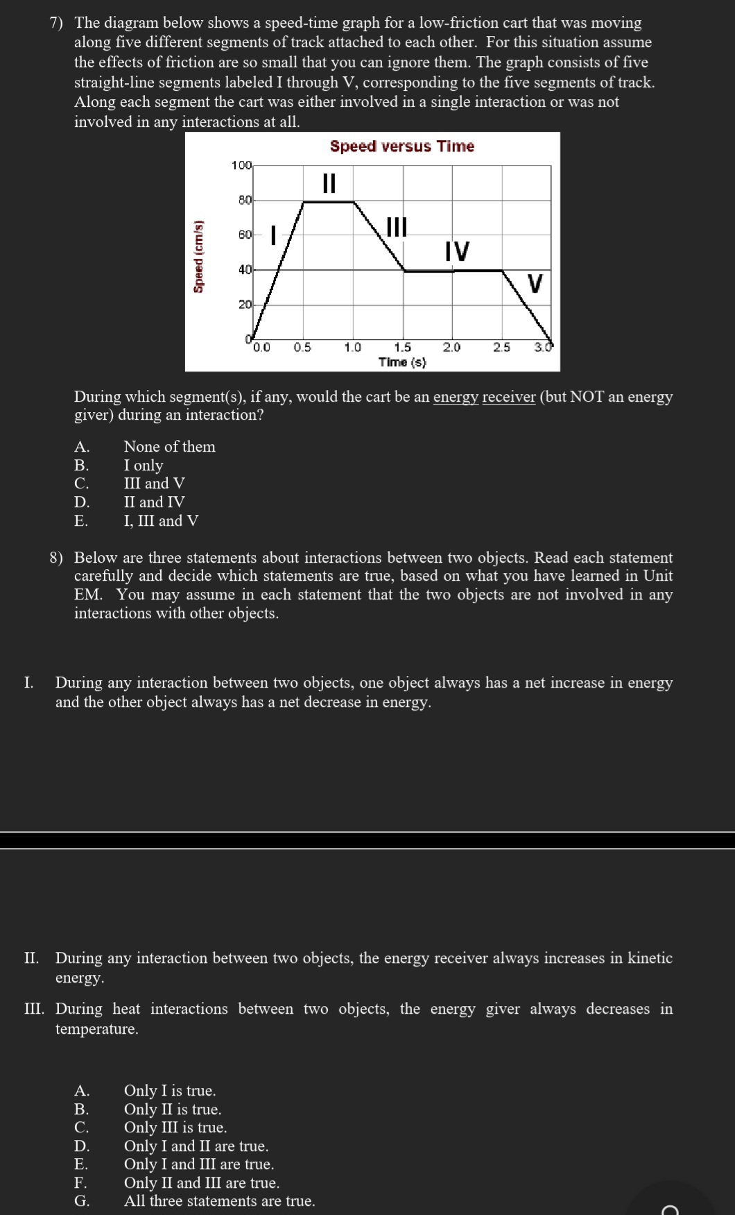 1-the-speed-time-graph-for-an-object-in-motion-is-given-below-study