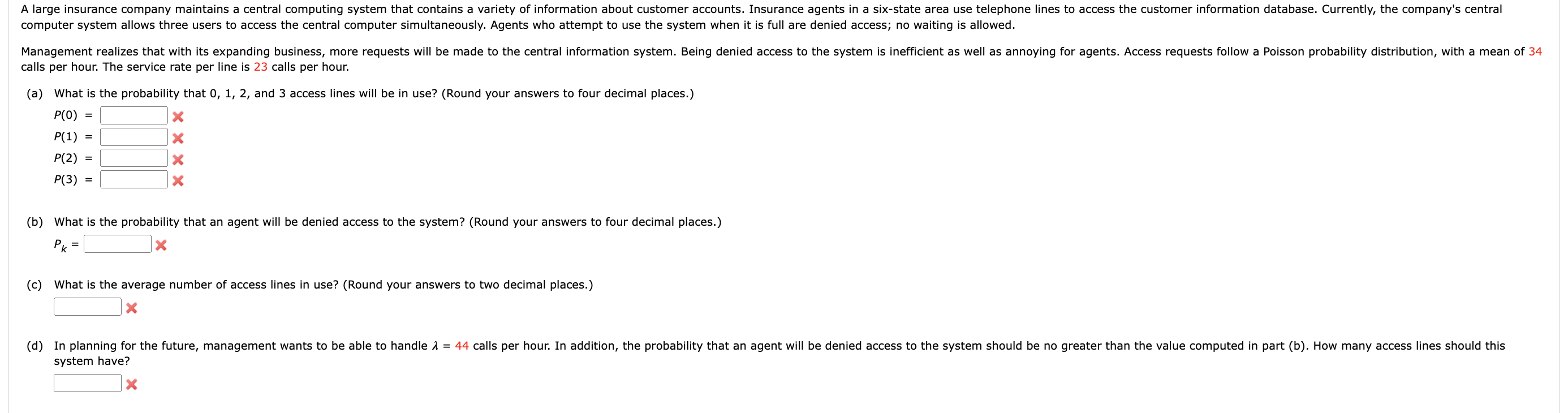 Solved computer system allows three users to access the | Chegg.com