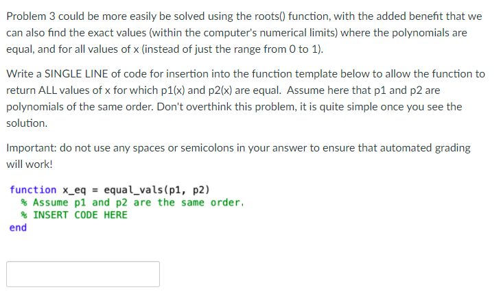 Solved Problem 3 could be more easily be solved using the | Chegg.com