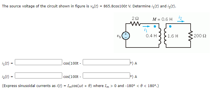 Solved The source voltage of the circuit shown in figure is | Chegg.com