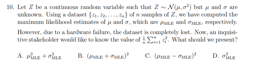Solved Let Z be a continuous random variable such that Z ∼ N | Chegg.com
