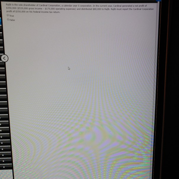 SOLVED FOX THE SOLE SHAREHOLDER IN FALL A C CORPORATION visual data 3