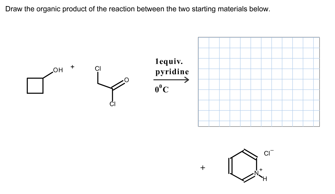 Solved Draw the organic product of the reaction between the | Chegg.com