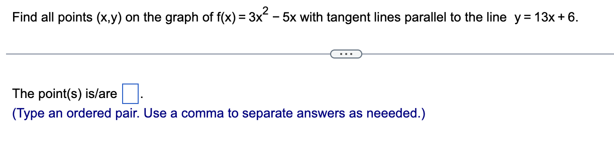 Solved Find All Points X Y On The Graph Of F X 3x2−5x