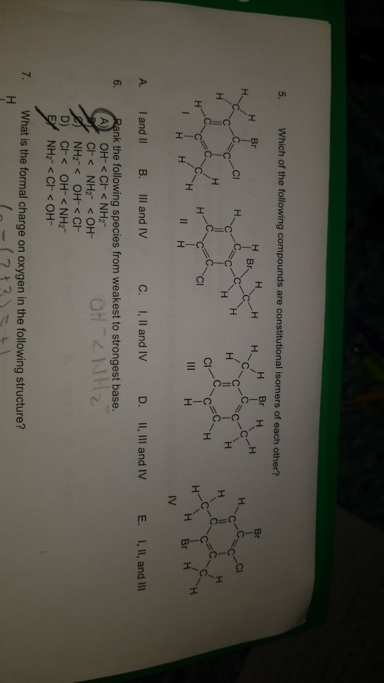 Solved Which of the following compounds are constitutional | Chegg.com