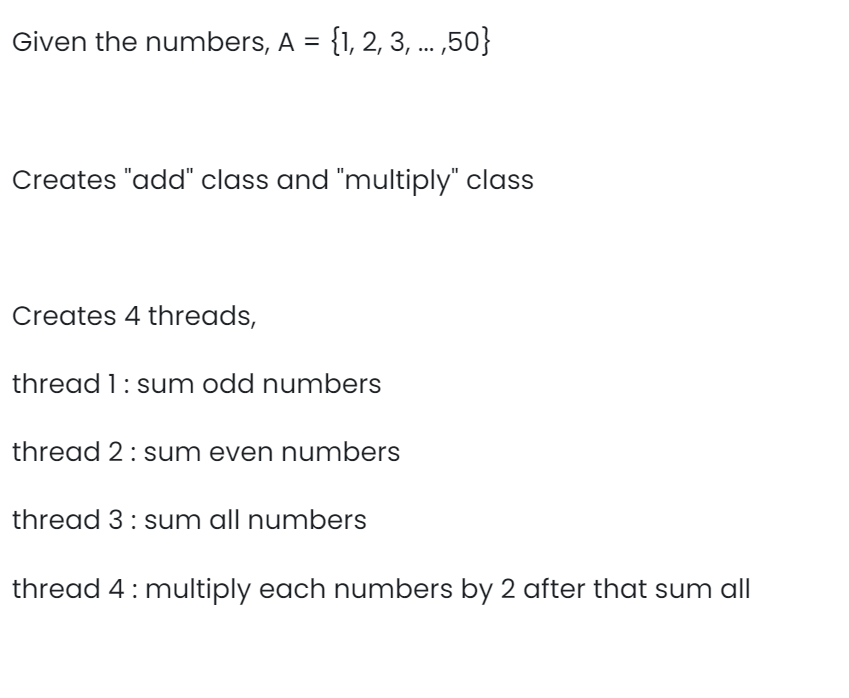 Solved Given the numbers, A = {1, 2, 3, ... ,50} = 1. | Chegg.com