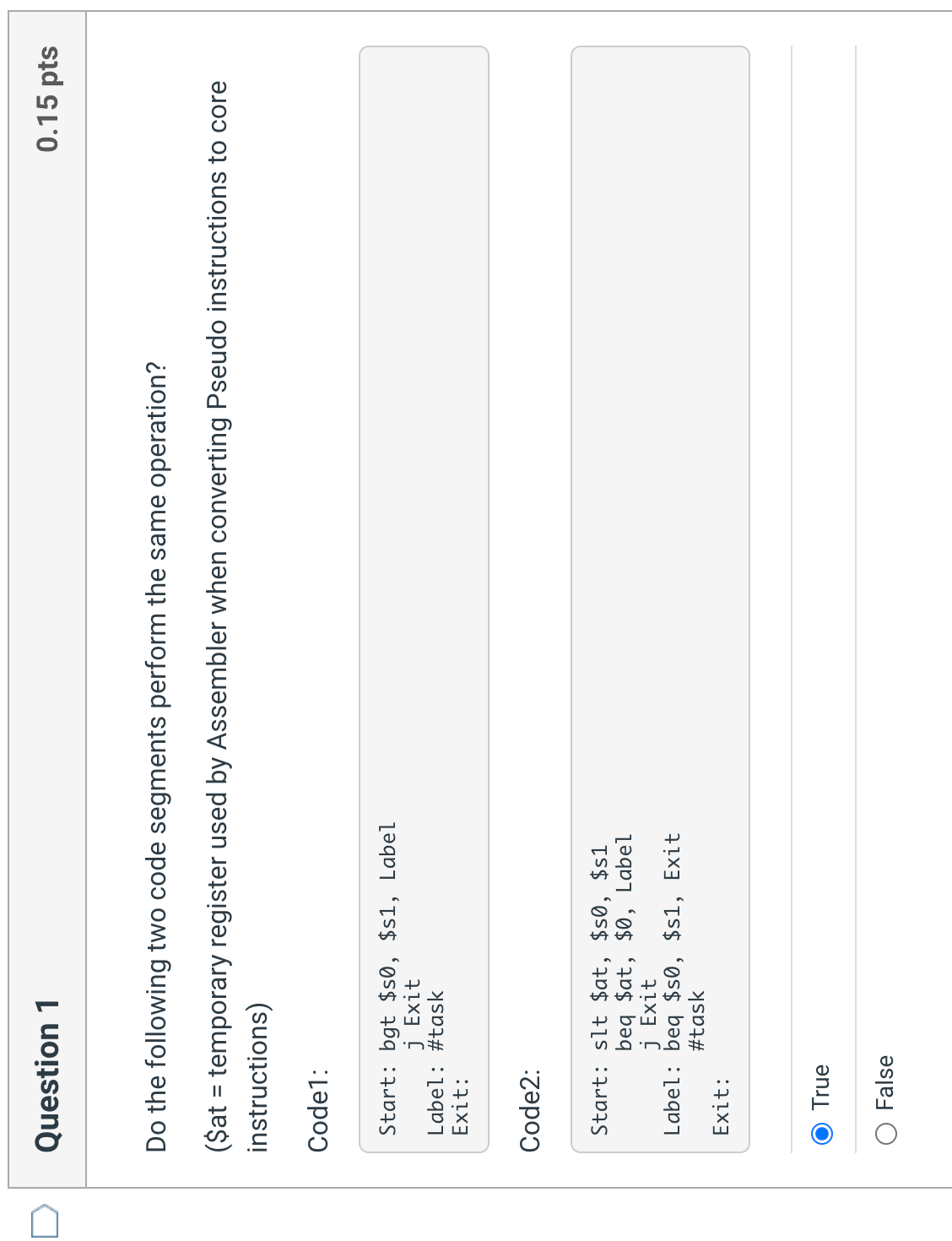 Solved Do the following two code segments perform the same | Chegg.com