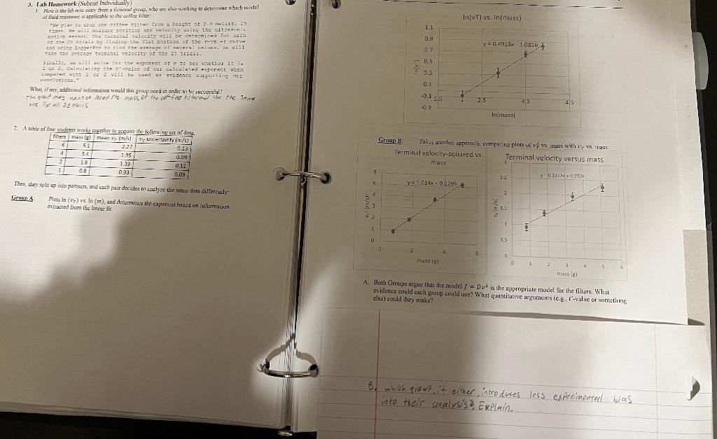 answer 2 A and B. starts on the bottom left page and | Chegg.com