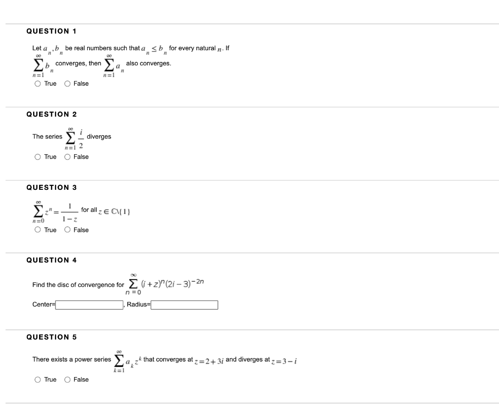 Solved QUESTION 1 Let A B Be Real Numbers Such That A | Chegg.com