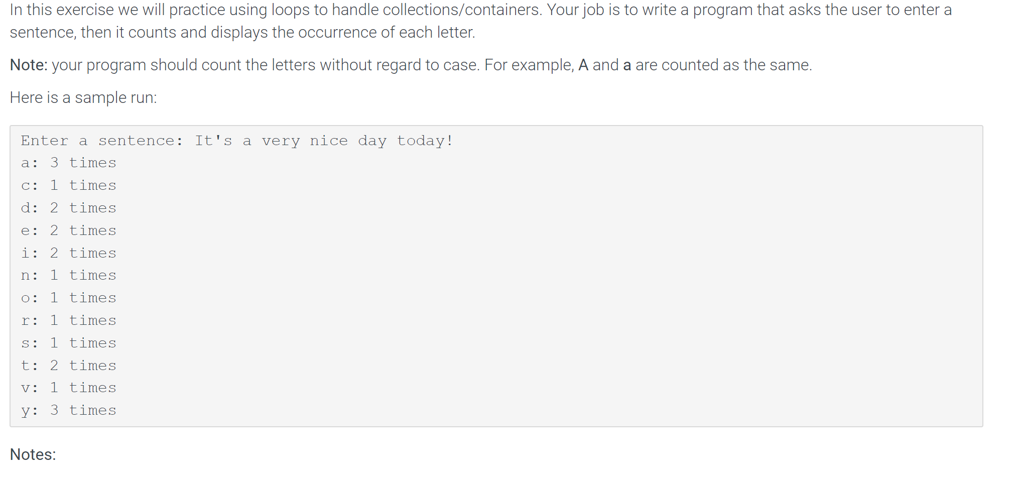Solved In this exercise we will practice using loops to | Chegg.com