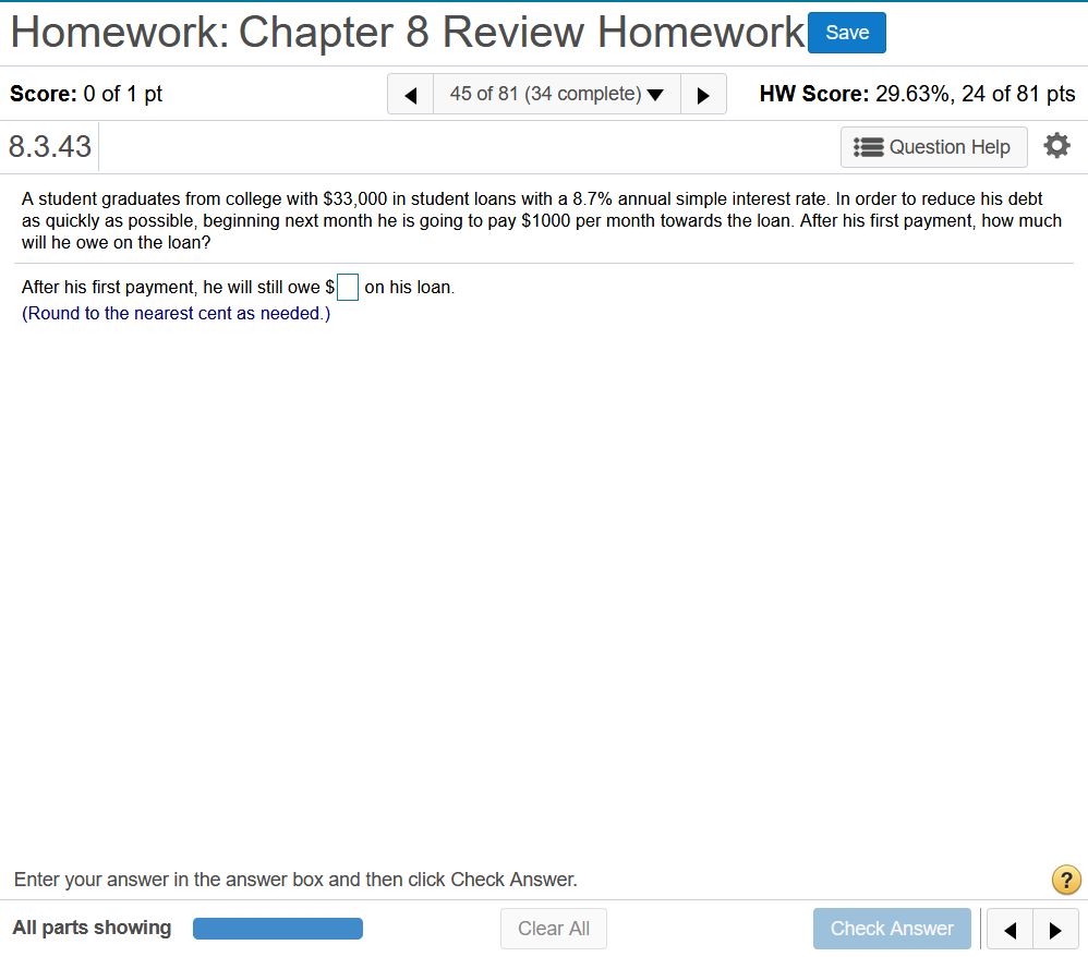 Solved Homework: Chapter 8 Review Homework Save Score: 0 Of | Chegg.com