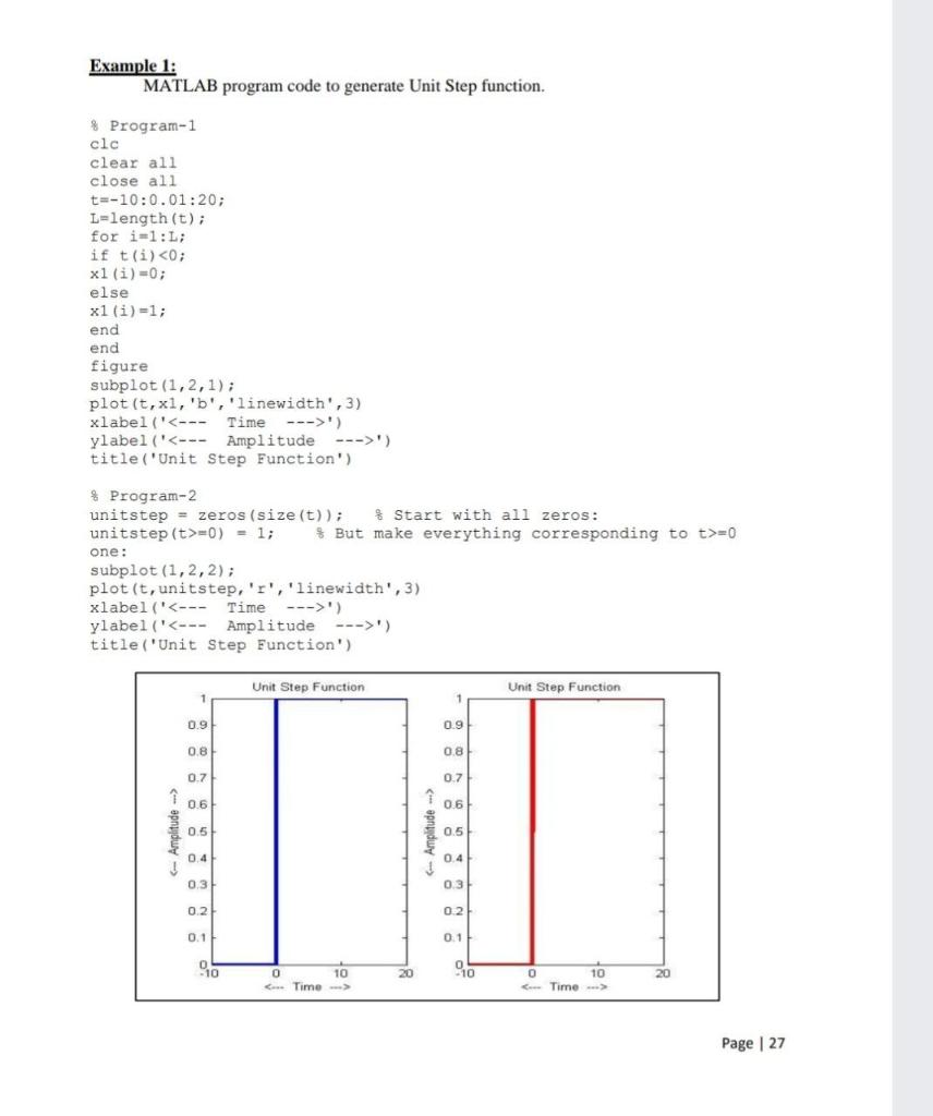 Solved Discussion: 1- Modify example I to generate a delay | Chegg.com image.