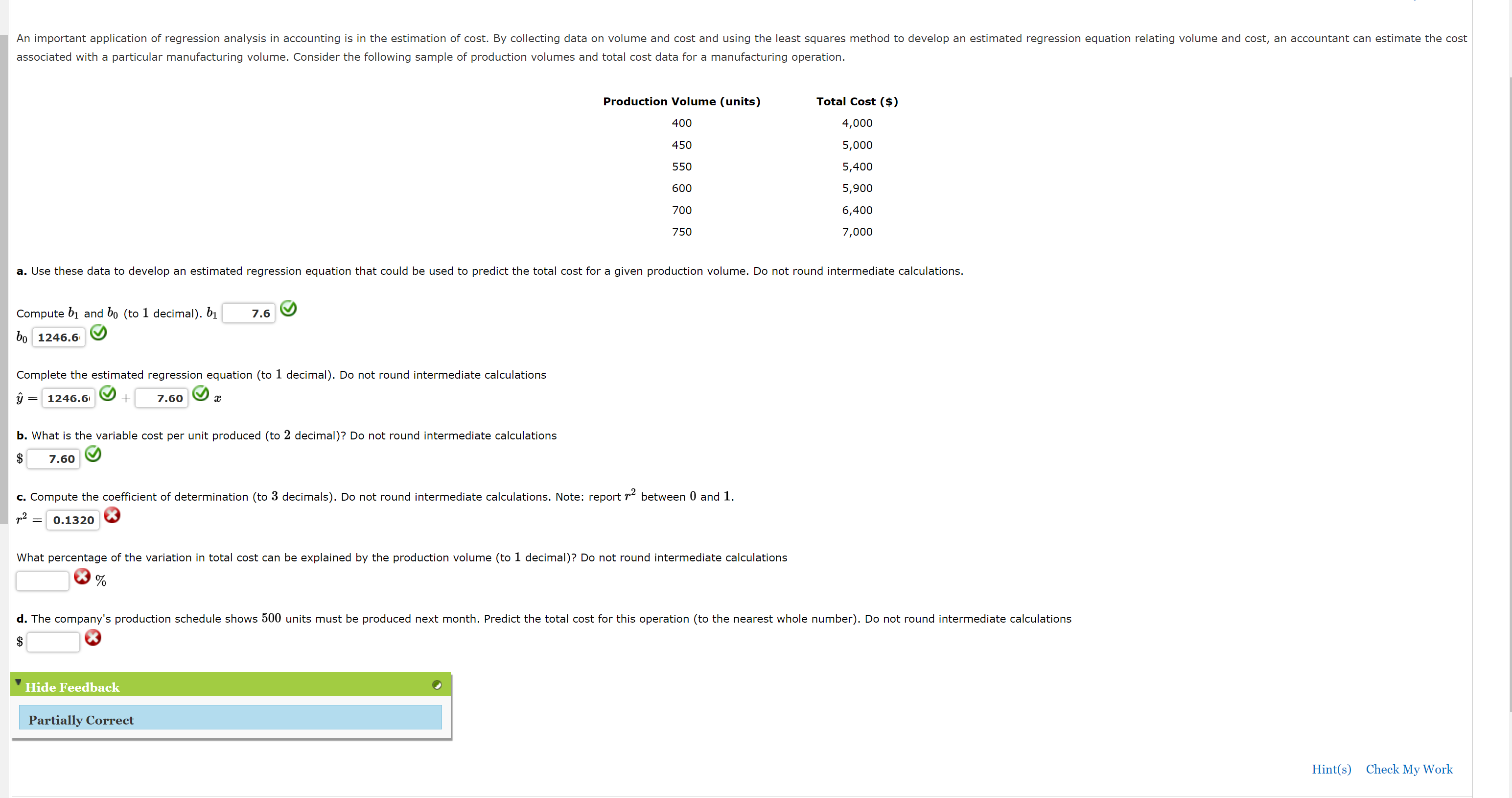 Solved associated with a particular manufacturing volume. | Chegg.com