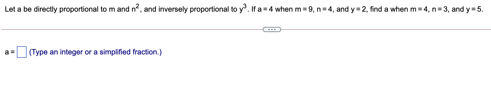 Solved Let a be directly proportional to m and n?, and | Chegg.com