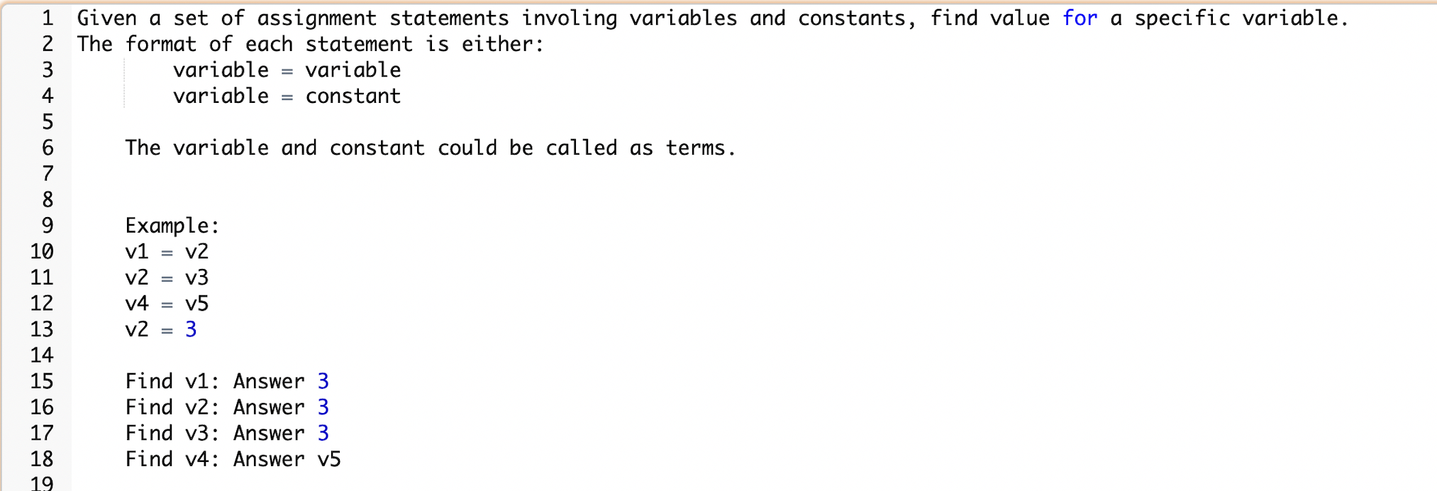 Solved 1 Given a set of assignment statements involing | Chegg.com