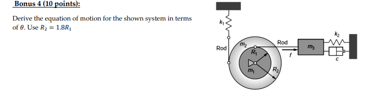 Solved Bonus 4 (10 points): Derive the equation of motion | Chegg.com