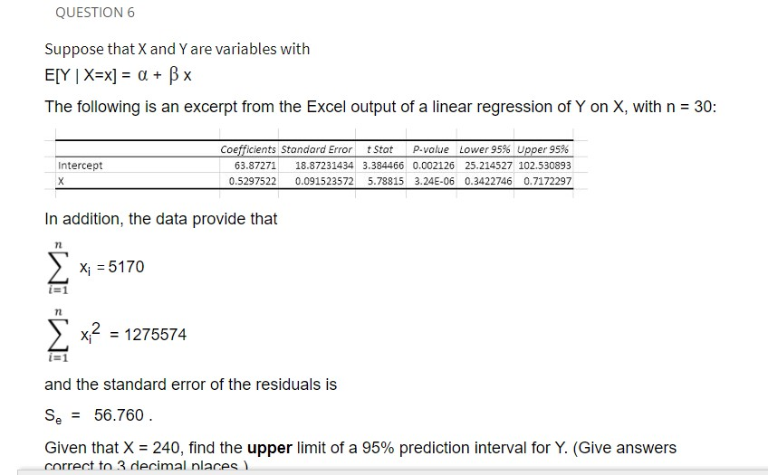 Regression excel sxx Linear regression