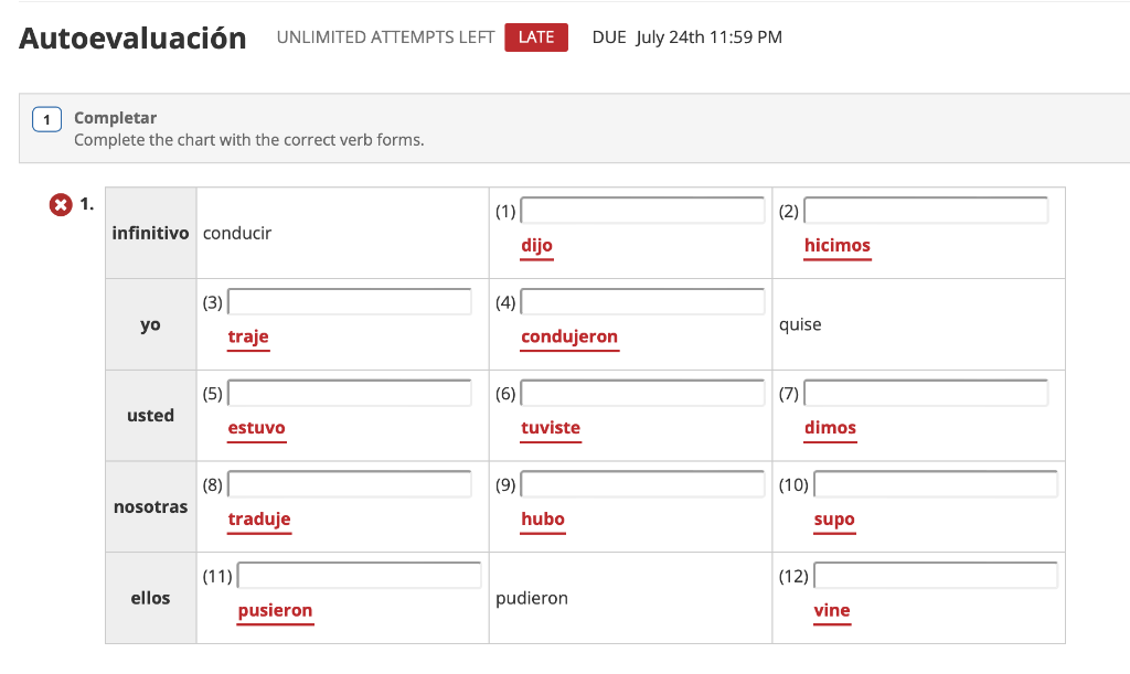 completar-complete-the-chart-with-the-correct-verb-chegg