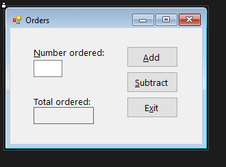 Solved Please note: This is Visual Basic The interface | Chegg.com