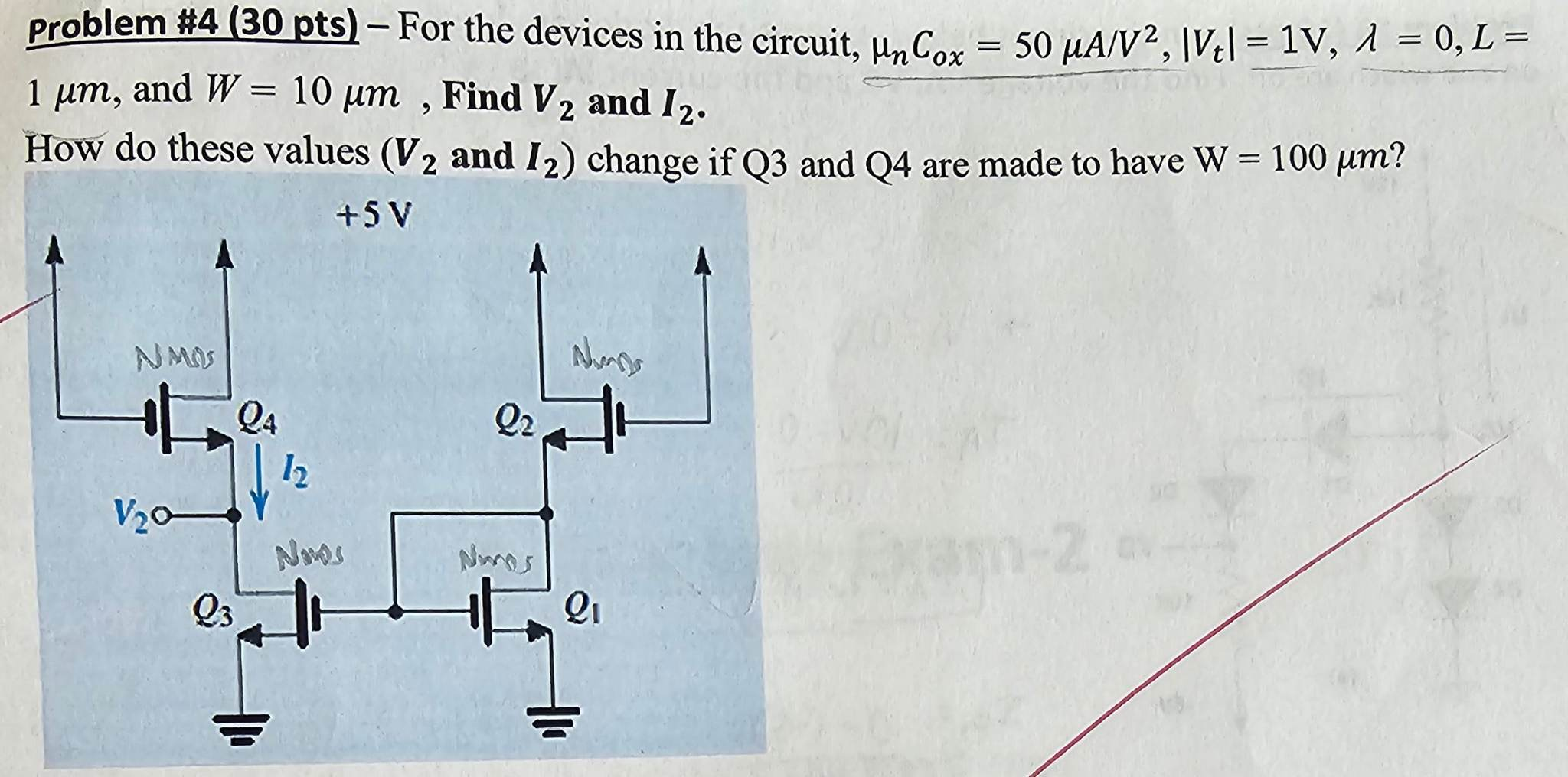 Solved Problem \#4 (30 pts) - For the devices in the | Chegg.com