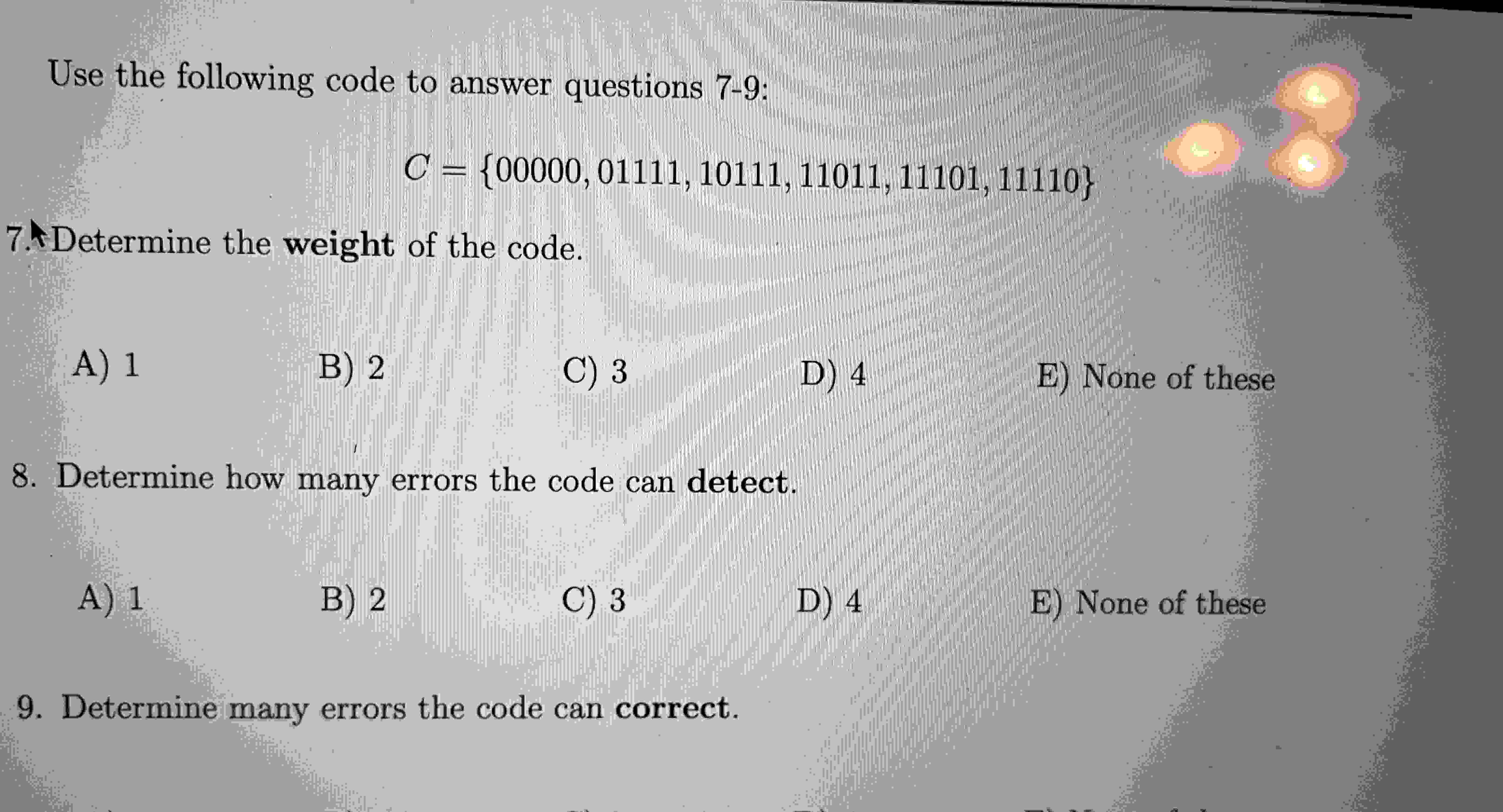 Solved Use The Following Code To Answer Questions | Chegg.com