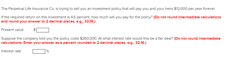 Solved The Perpetual Life Insurance Co. Is Trying To Sell | Chegg.com