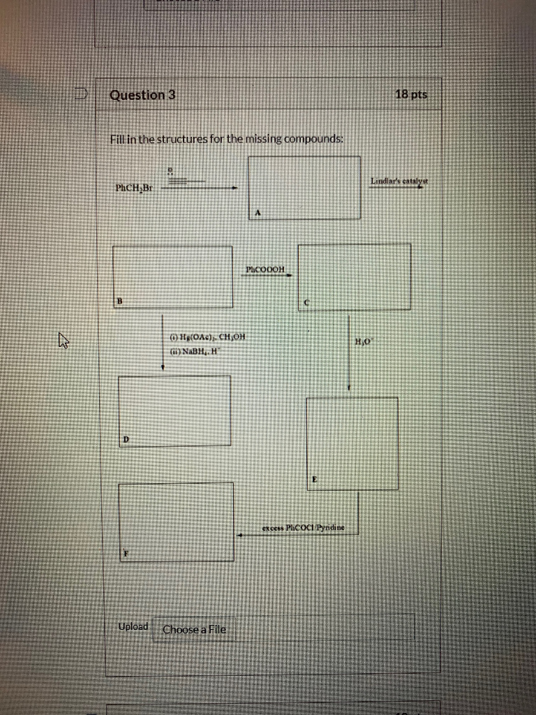 Solved Question 3 Fill in the structures for the missing | Chegg.com