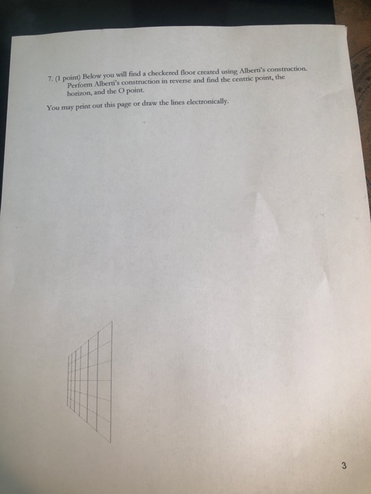 Solved 7. (1 point) Below you will find a checkered floor | Chegg.com