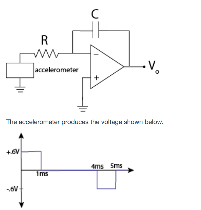 Solved An accelerometer produces a voltage that is