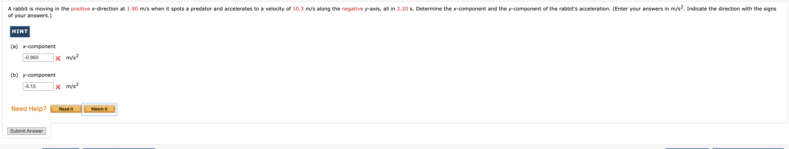 Solved Of Your Answers.) (a) X-component (b) Y-component | Chegg.com