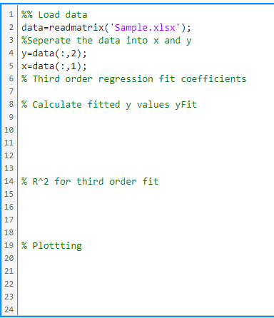 Solved You are given a set of data to analyze.The commands | Chegg.com