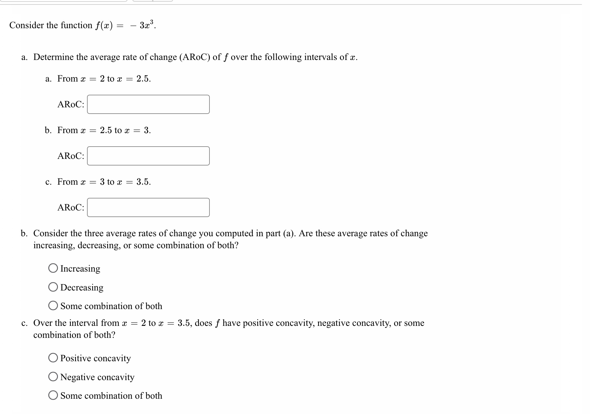 Solved Onsider The Function Fx−3x3 A Determine The 7235