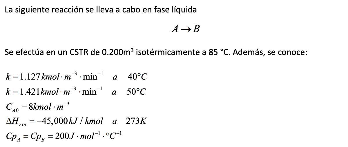 Solved c) ¿Qué volumen se necesitará en un reactor PFR para | Chegg.com