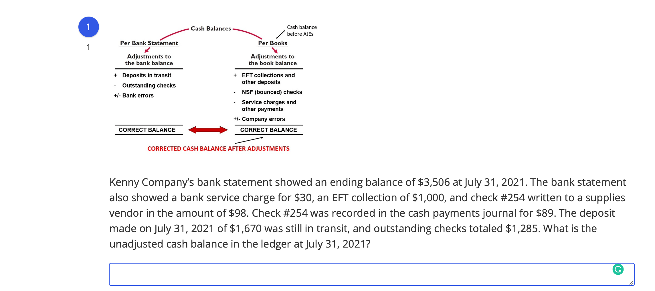 solved-kenny-company-s-bank-statement-showed-an-ending-chegg