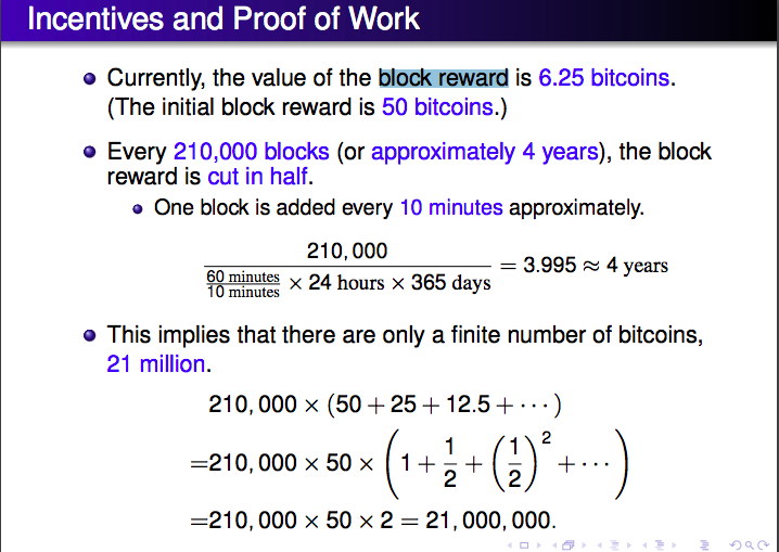 Explaining the Bitcoin Block Reward