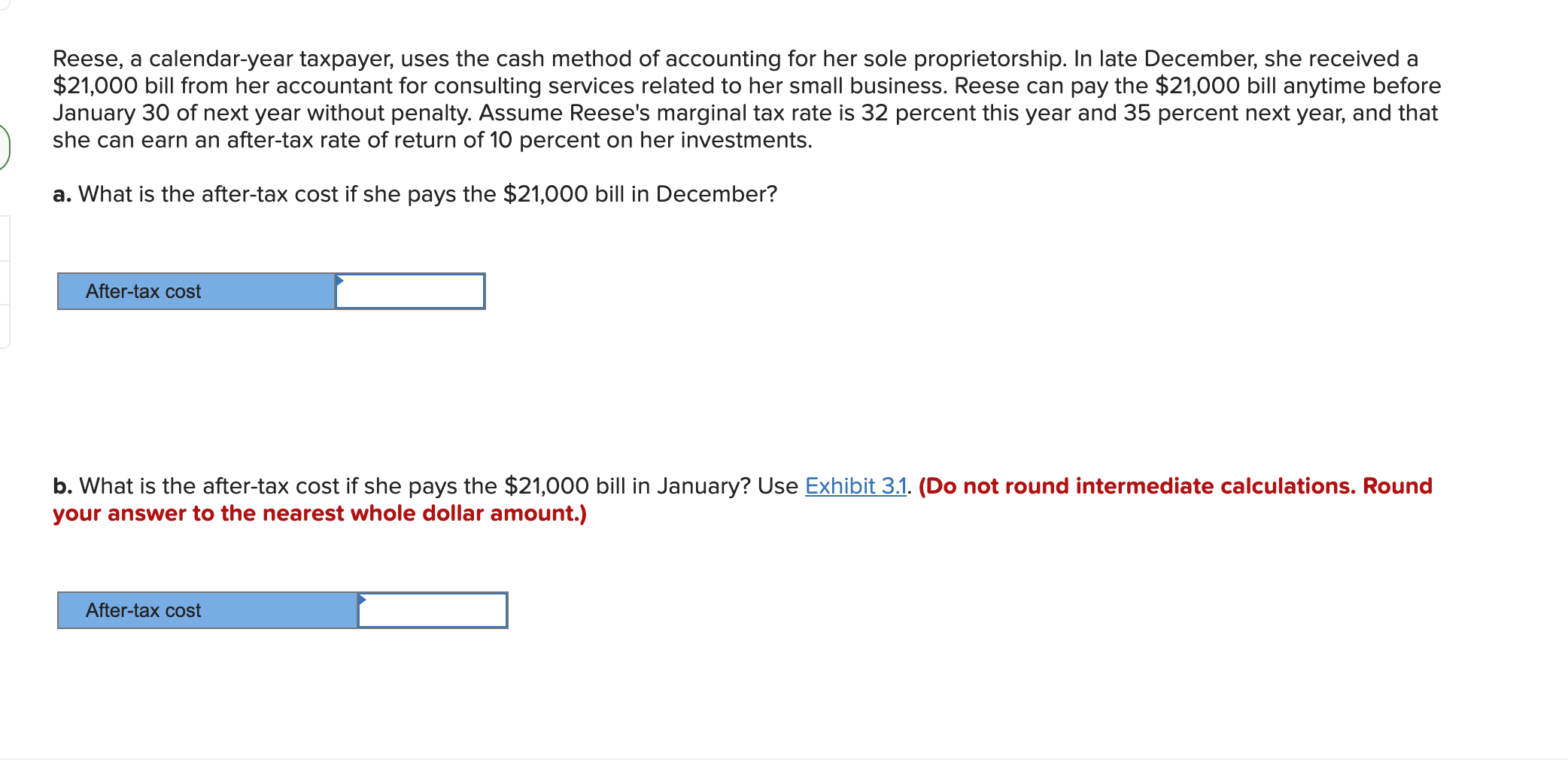 Solved Reese, a calendaryear taxpayer, uses the cash method