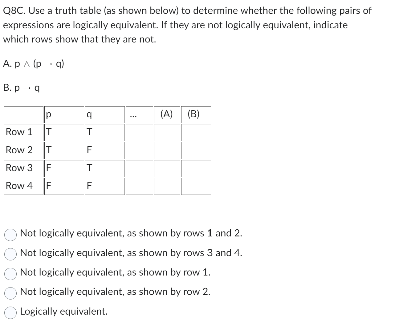 Solved Q9D. Give the value for the Boolean expression. Use | Chegg.com