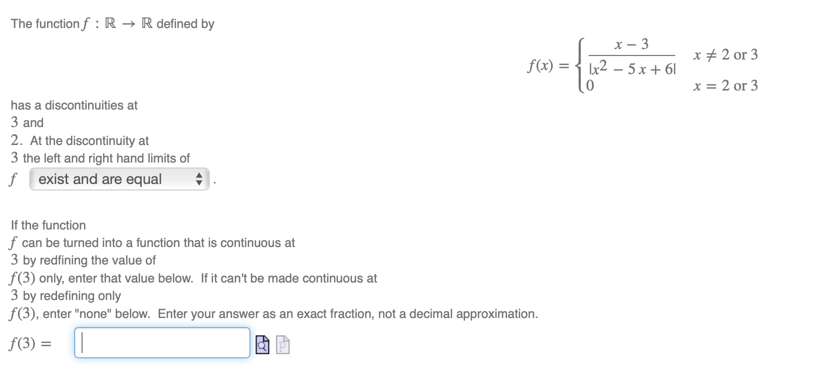 Solved The Function F R → R Defined By X 2 Or 3 1x2 5x 3710