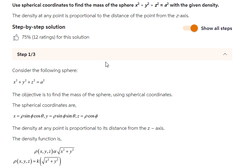 Solved Why does distance between point and z-axis being | Chegg.com