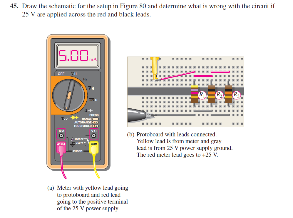 Solved Draw the schematic for the setup in Figure 80 ﻿and | Chegg.com